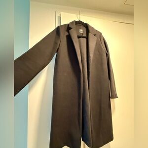 Zara Elegant Black Trench Coat